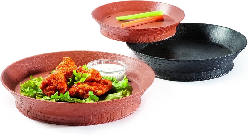 Get سلة تقديم دائرية مع قاعدة RB892BKEC 9 سوداء مجموعة من 4 - Image 4