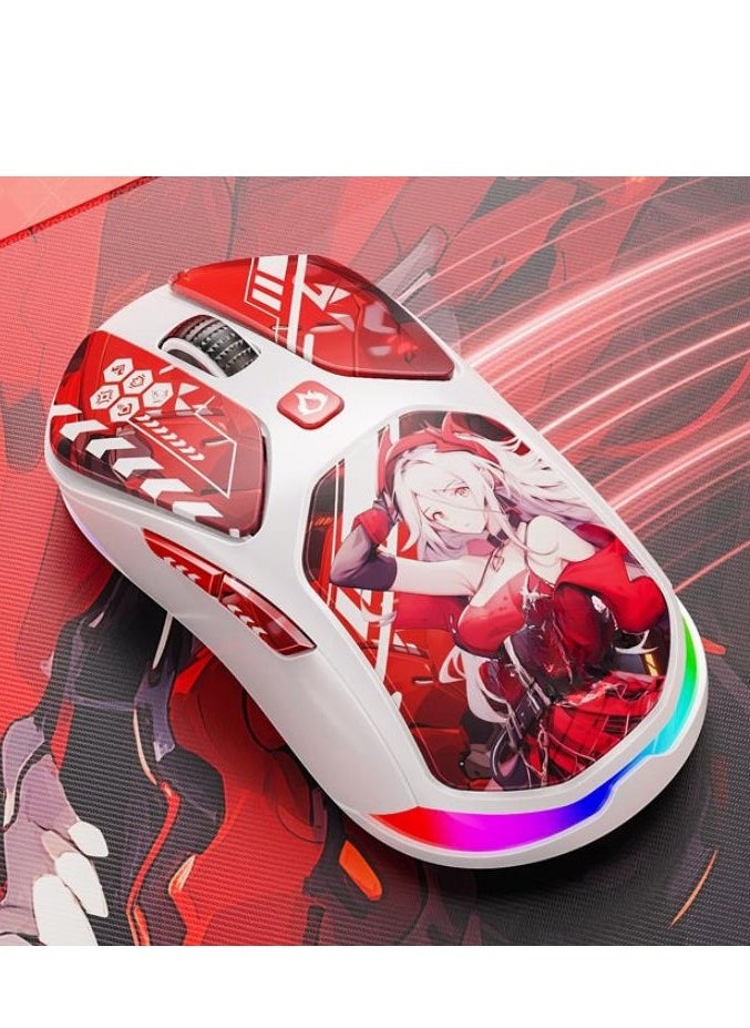 Generic The Third Mock Examination Wireless Mouse Bluetooth Anime Theme E-Sports Mouse  - Image 2