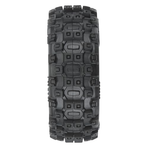 Pro-Line Racing Badlands MX 1.9" All-Terrain Buggy Tires 4 Mounted on Mach-10 Black 1.9" 12mm Hex Wheels for Typhon GROM 4x4 Front or Rear PRO1024610 - Image 2