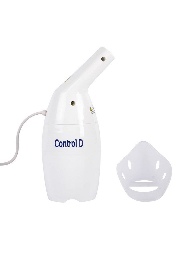Control D Steamer Home Spa Face White Vaporizer Includes Flexible Universal Mask For The Mouth And Nose Warm Steam Treatment Nebulization Of Liquids With 1 Years Warranty  - Image 2