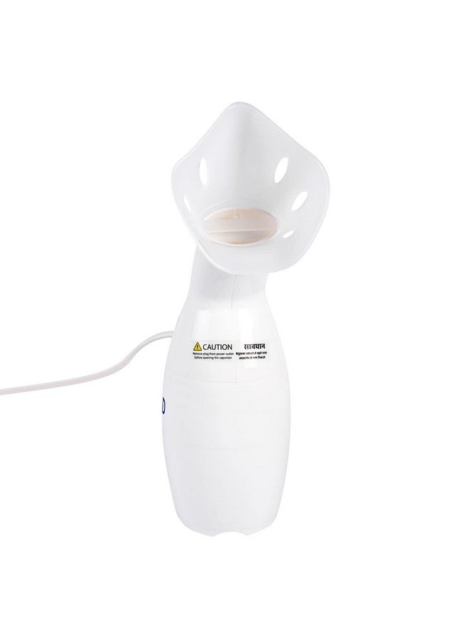 Control D Steamer Home Spa Face White Vaporizer Includes Flexible Universal Mask For The Mouth And Nose Warm Steam Treatment Nebulization Of Liquids With 1 Years Warranty  - Image 4