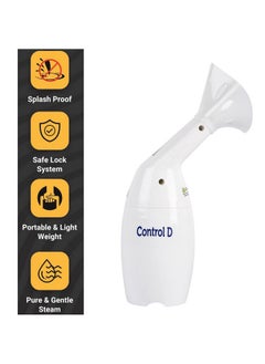 Control D Steamer Home Spa Face White Vaporizer Includes Flexible Universal Mask For The Mouth And Nose Warm Steam Treatment Nebulization Of Liquids With 1 Years Warranty  - Image 5