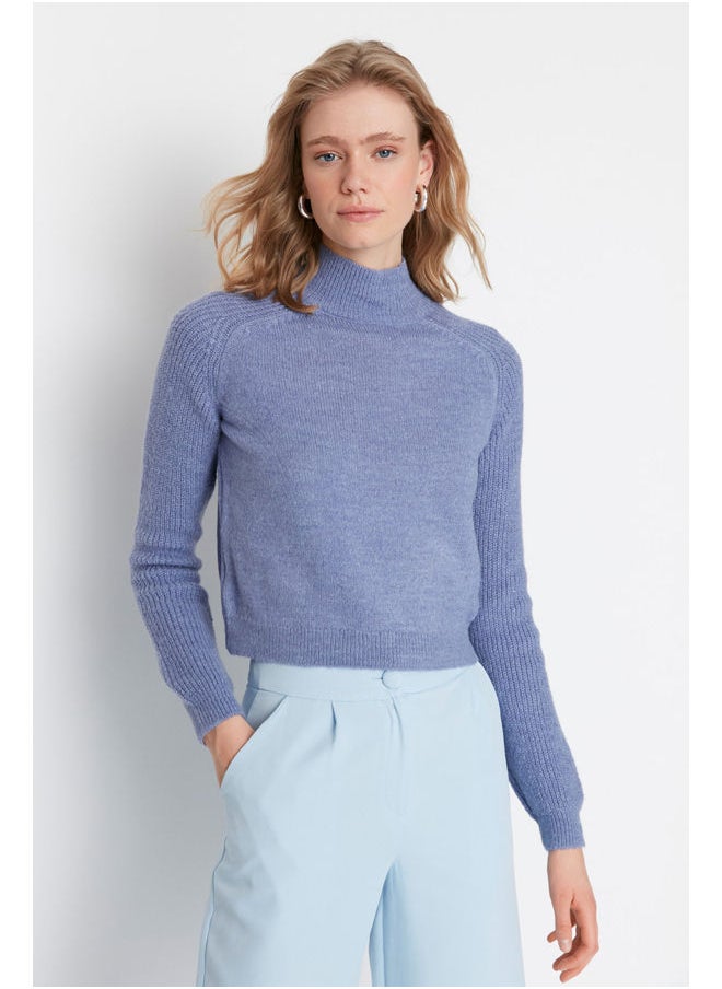 trendyol - Sweater Vest - Purple - Regular - Image 1