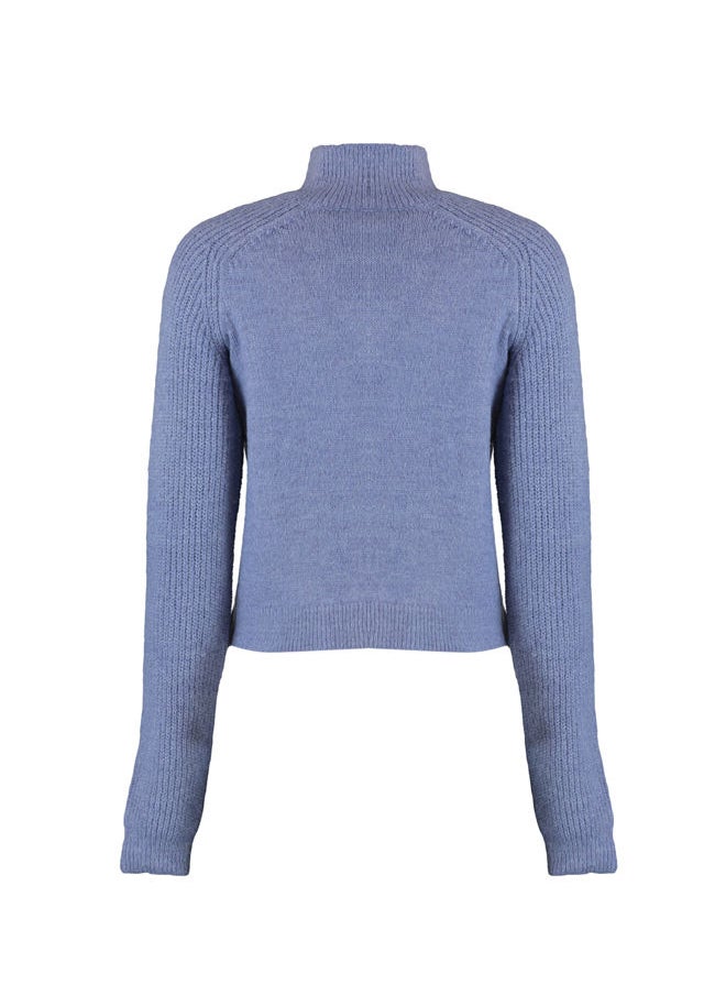 trendyol - Sweater Vest - Purple - Regular - Image 1