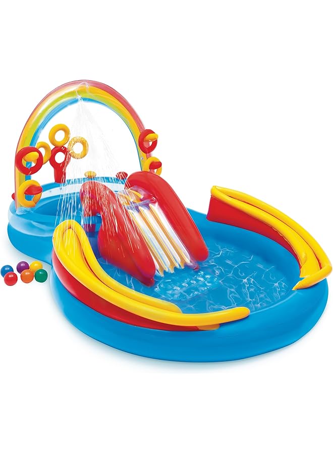 انتكس مركز لعب رينبو رينج 57453Np لعمر سنتين فما فوق، متعدد الالوان - Image 1