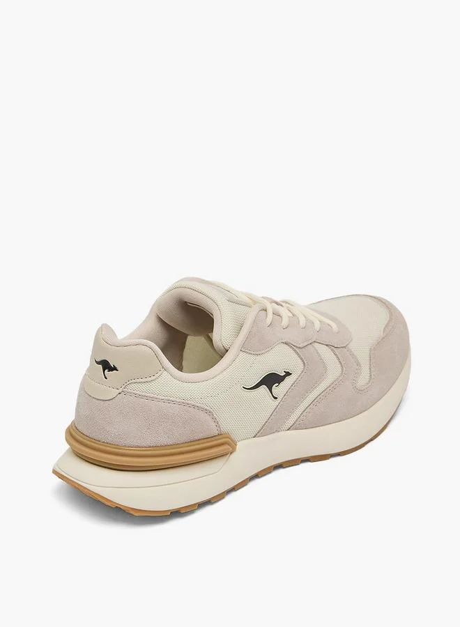 Kangaroos BEIGE Men Lace-Up Sports Shoes for Men | Best Price UAE