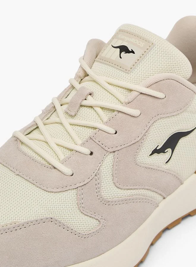Kangaroos BEIGE Men Lace-Up Sports Shoes for Men | Best Price UAE