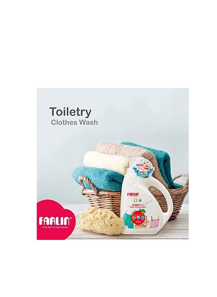 FARLIN Clean 2.0 Gentle Daily Baby Cloth Softener, Concentrated Liquid, Soft and Breathable  - Image 3