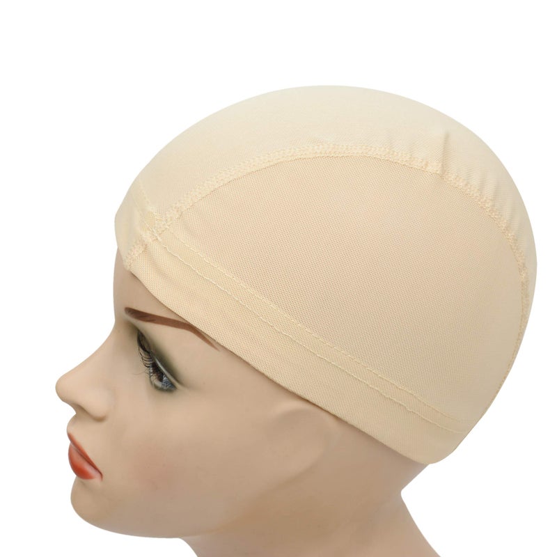 YANTAISIYU 5 Pcs/lot Mesh Dome Caps for Wigs Stretchable Hairnets Wig Caps for Women (Mesh Cap S) - Image 3