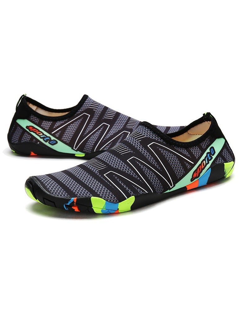 GUDOO Water Shoes Beach Shoes Boys Lightweight Breathable Quick-Dry Non-Slip Aqua Shoes for Snorkeling Swimming Surfing Kayaking Beach Pool Water Parkfor Women Men Kids - Image 1