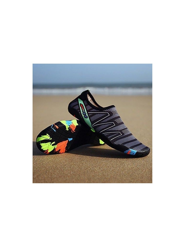 GUDOO Water Shoes Beach Shoes Boys Lightweight Breathable Quick-Dry Non-Slip Aqua Shoes for Snorkeling Swimming Surfing Kayaking Beach Pool Water Parkfor Women Men Kids - Image 2