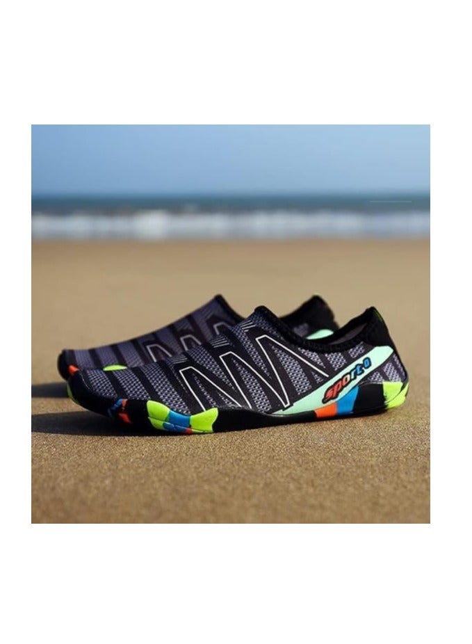 GUDOO Water Shoes Beach Shoes Boys Lightweight Breathable Quick-Dry Non-Slip Aqua Shoes for Snorkeling Swimming Surfing Kayaking Beach Pool Water Parkfor Women Men Kids - Image 3