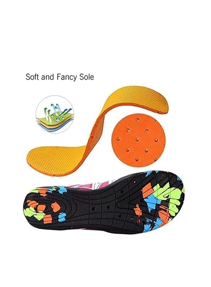 GUDOO Water Shoes Beach Shoes Boys Lightweight Breathable Quick-Dry Non-Slip Aqua Shoes for Snorkeling Swimming Surfing Kayaking Beach Pool Water Parkfor Women Men Kids - Image 4