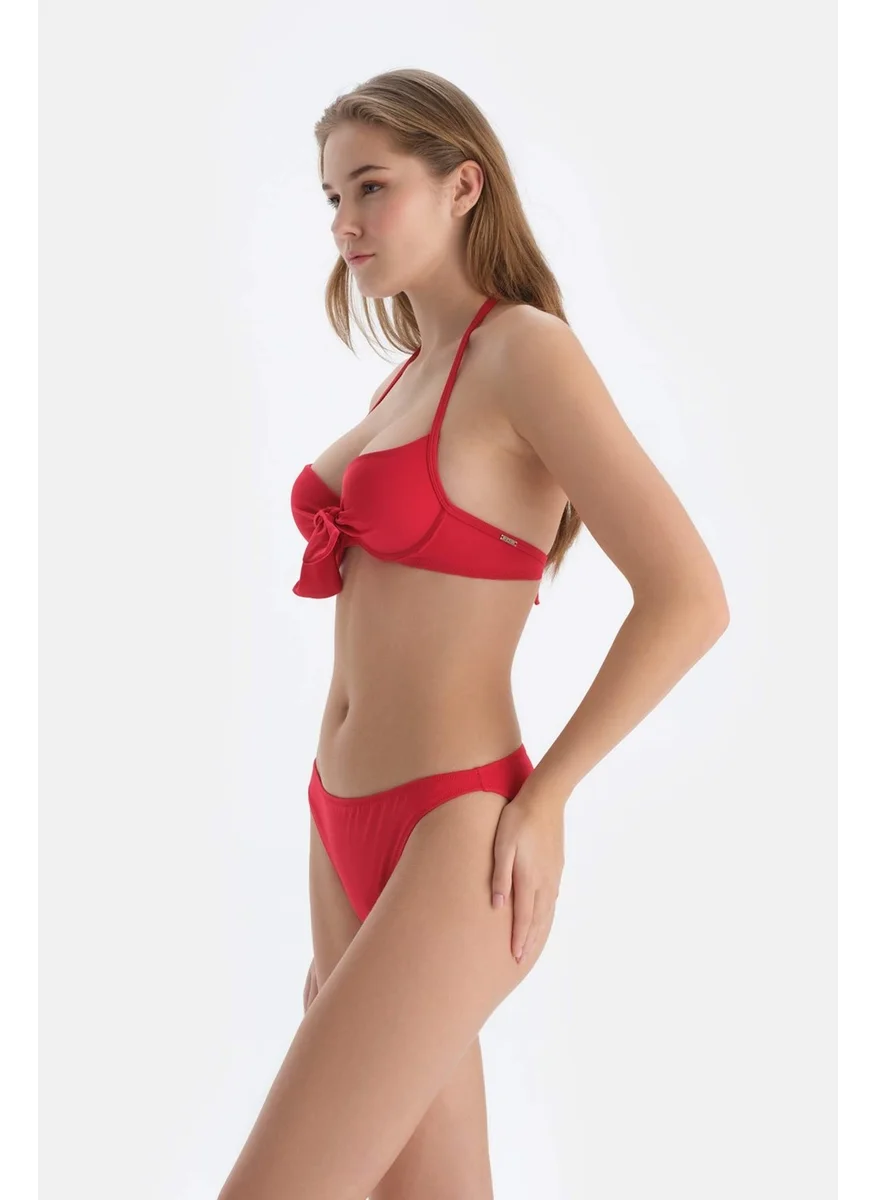 داجي Red Low Waist Bottom