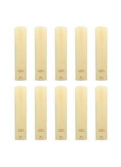 Thoraya 10pcs Alto Saxophone Reeds Professional Elasticity Alto Sax Traditional Reeds for Classical Jazz Strength 2.5  - Image 1