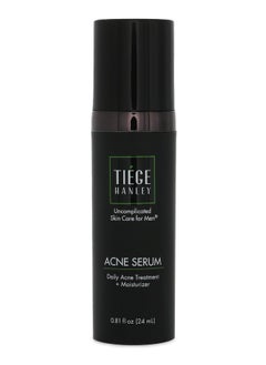 tiege hanley Mens Acne Serum For Face - Lightweight Facial Acne Serum With Salicylic Acid, Granactive Complex & Tea Tree Oil For Blackheads, Open Pores & Redness - Moisturizer For Oily Skin  - Image 1