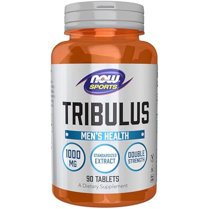 now Sports Nutrition, Tribulus (Tribulus terrestris) 1,000 mg, Double Strength, Men's Health, 90 Tablets - Image 1