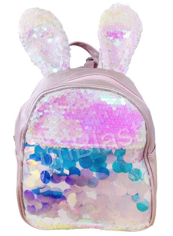 FunBlast Bunny Sequin Bags for Kids - Sequin Bag for Girls - Small Backpack for Picnic Outdoor Travel Bags for Girls, Korean Bag for Girls, Fancy Bags for Girls Stylish (Rose Pink-B) - Image 5