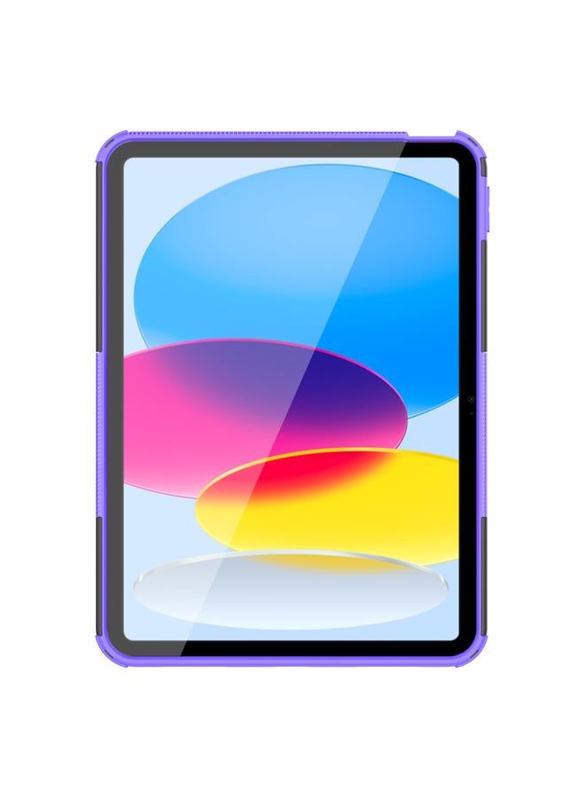 زبون جراب لجهاز iPad 2025 / 2022 مصنوع من مادة TPU + PC مع حامل - Image 3