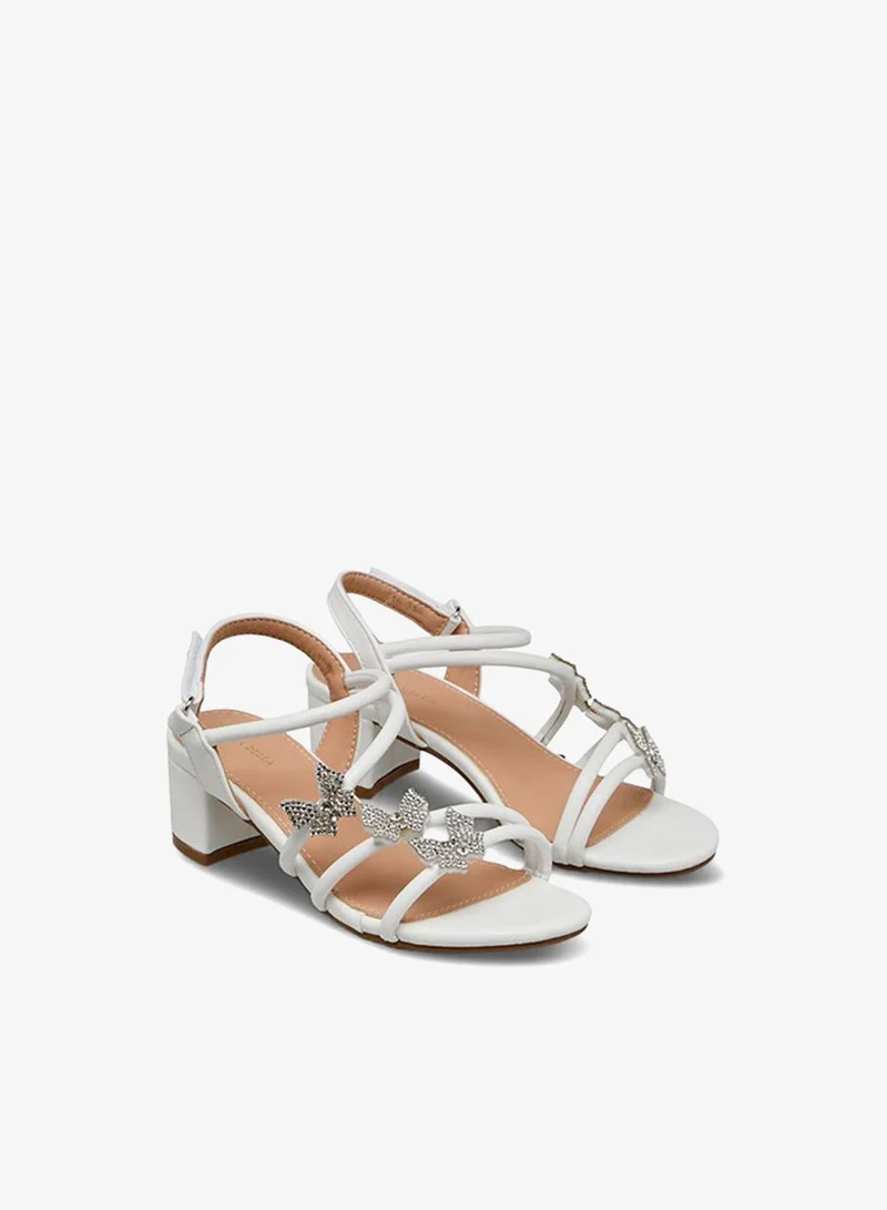 فلورا بيلا من شو إكسبرس صنادل فلورا بيلا بكعب عريض للبنات تشكيلة رمضان