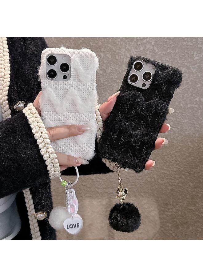 إيروريكس جراب لهاتف iPhone 15 مصنوع من مادة البولي يوريثان الناعمة والهجينة مع سلسلة مفاتيح على شكل دمية - Image 2