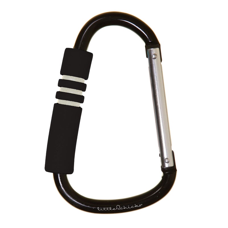 Little Chicks Jumbo Stroller Buggy Organizer Hooks Clip - Purse and Diaper Bag Hanger for Stroller - Suitable for Most Strollers, Wheelchairs, and Shopping Carts - 1 Pack - Image 1