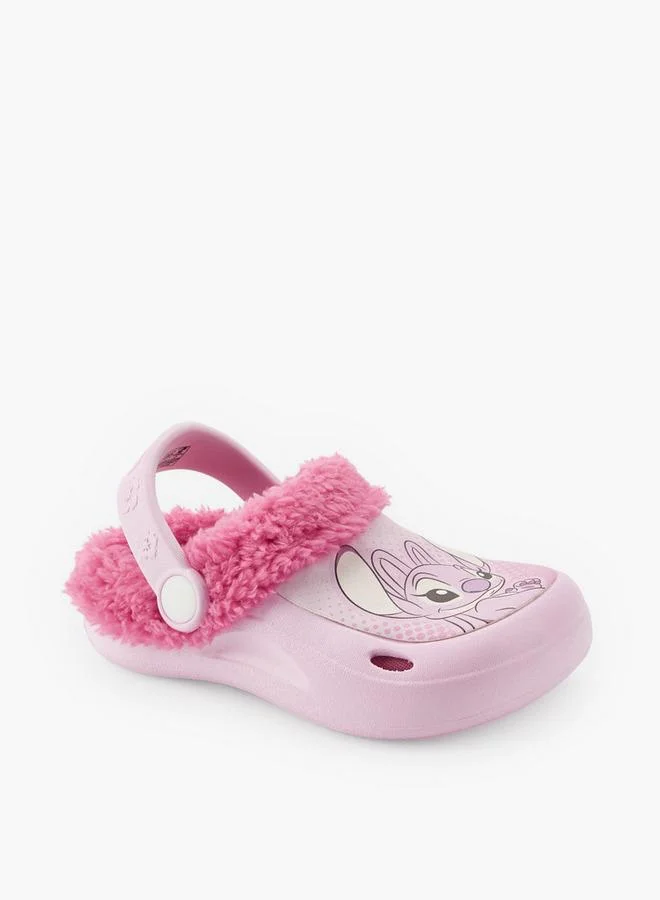 Disney Disney Girls Lilo and Angel Faux Fur Clogs