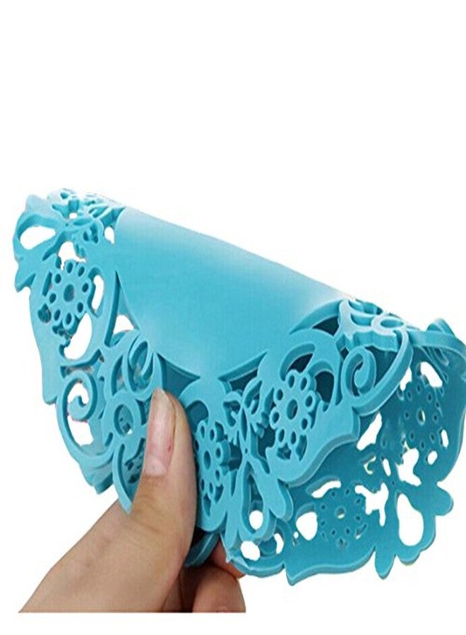 Futaba Lace Flower Silicone Coaster Coffee Cup Placement Mat - Pack of 3 - Image 3