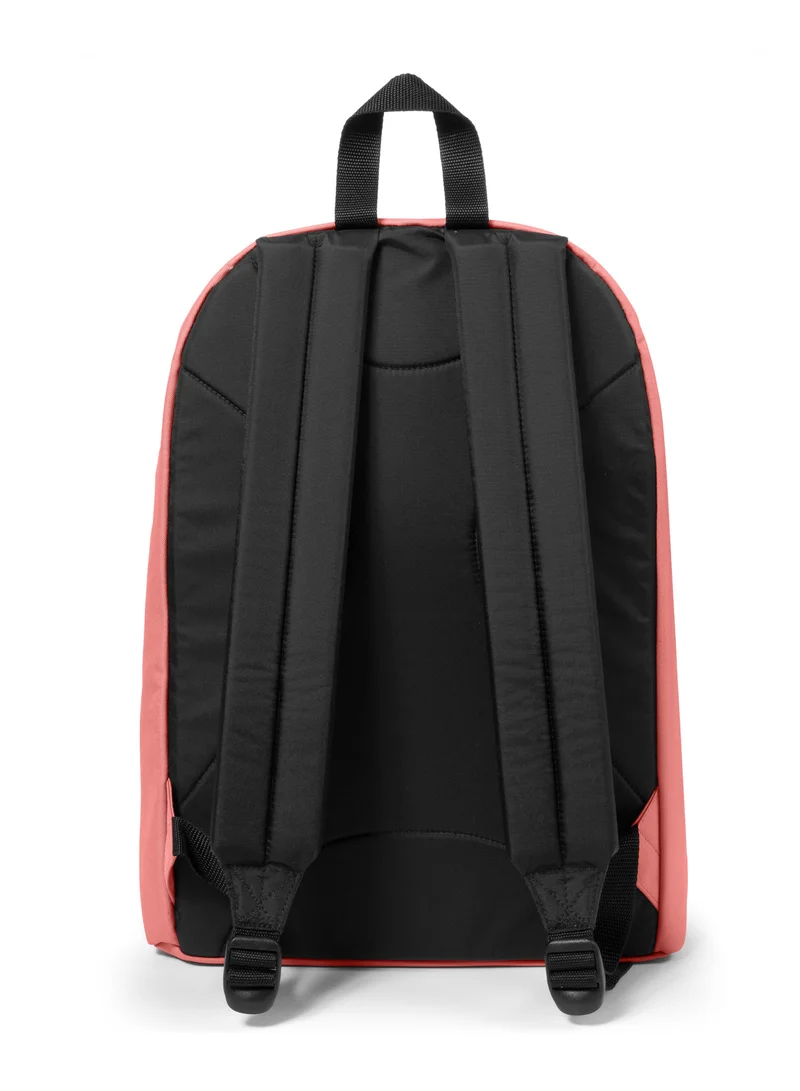EASTPAK Out Of Office Peach Pink Medium Backpack With Laptop Protection