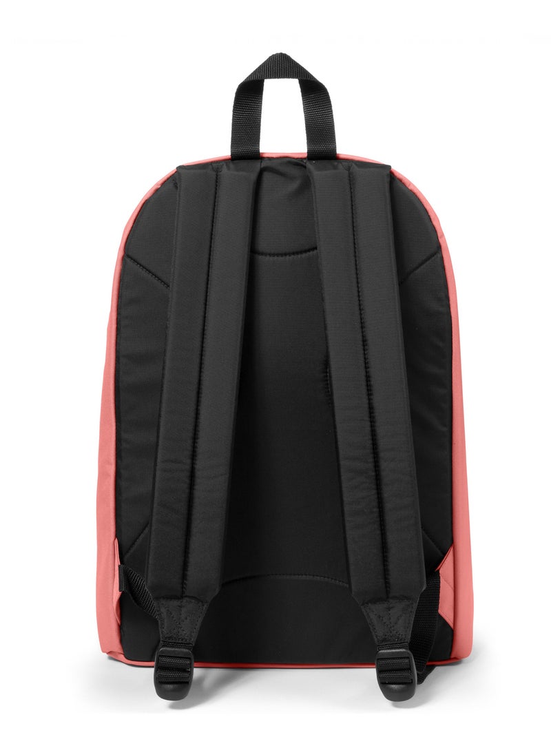 EASTPAK Out Of Office Peach Pink Medium Backpack With Laptop Protection  - Image 3