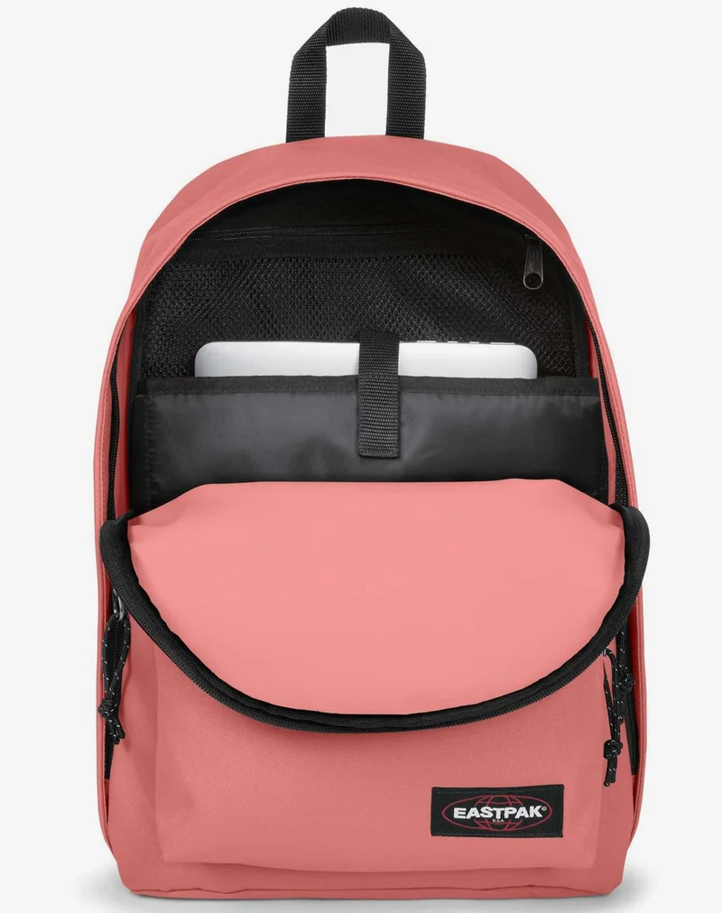 EASTPAK Out Of Office Unisex Medium Backpack (With Laptop Protection) - Peach Pink