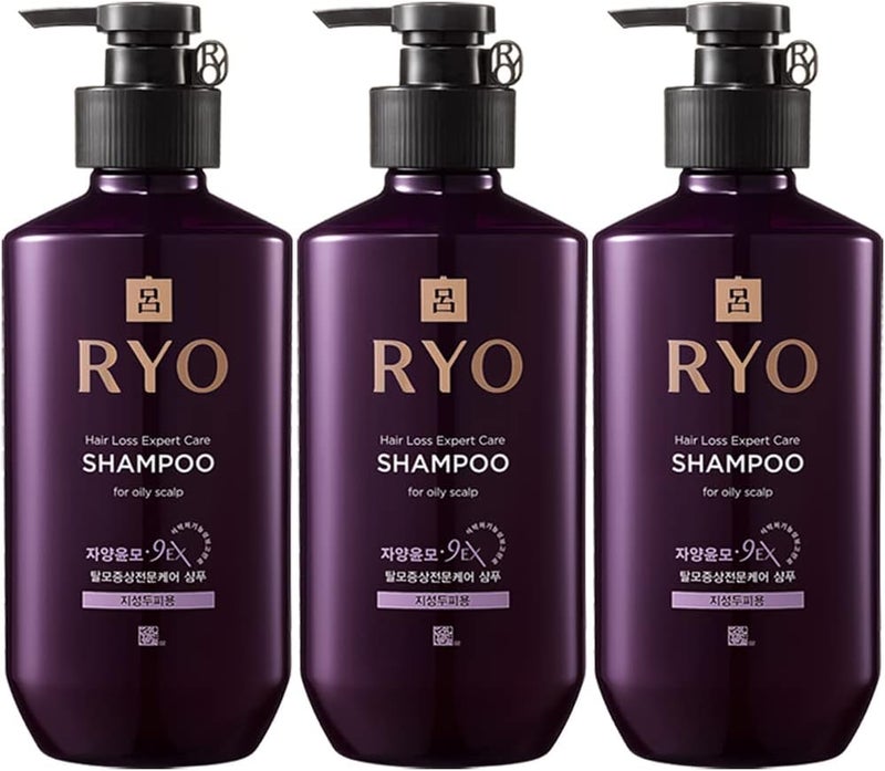 Ryoe Jayangyunmo Anti Hairloss Shampoo For Oily Scalp 400Ml x 3pcs set