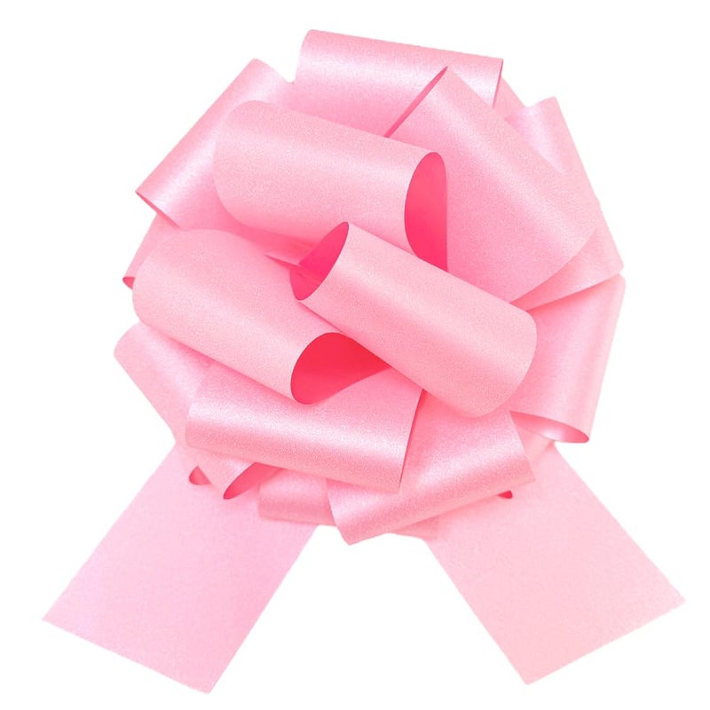 WSSCKSCR 12 Large Pink Bow1pcs Glitter Big Gift Bow Big Bow for Bike Bow for Present Bow for Large appliancesBikesTable Decorations and Party Events Decoration Pink - Image 3