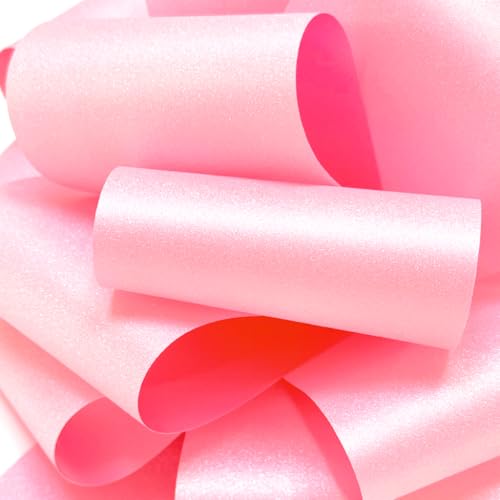 WSSCKSCR 12 Large Pink Bow1pcs Glitter Big Gift Bow Big Bow for Bike Bow for Present Bow for Large appliancesBikesTable Decorations and Party Events Decoration Pink - Image 5