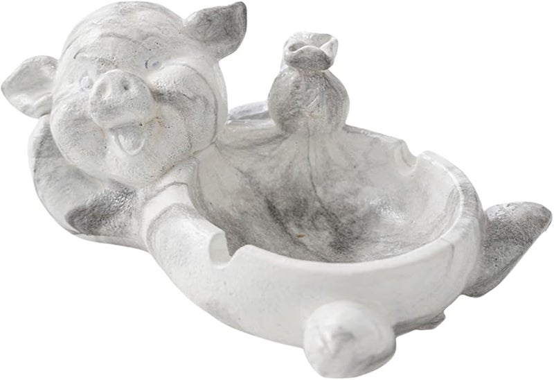 Ceramic Ashtray Ashes Holder Container Durable Long Lasting Use - Image 1