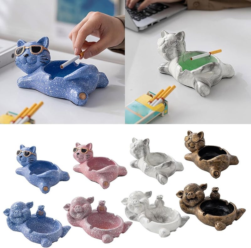 Ceramic Ashtray Ashes Holder Container Durable Long Lasting Use - Image 3