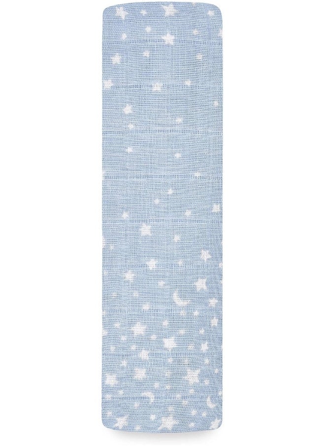 aden + anais aden + anais Swaddle Blanket, Boutique Muslin Blankets for Girls & Boys, Baby Receiving Swaddles, Ideal Newborn & Infant Swaddling Set, Perfect Shower Gifts, Single, Rising Star  - Image 1