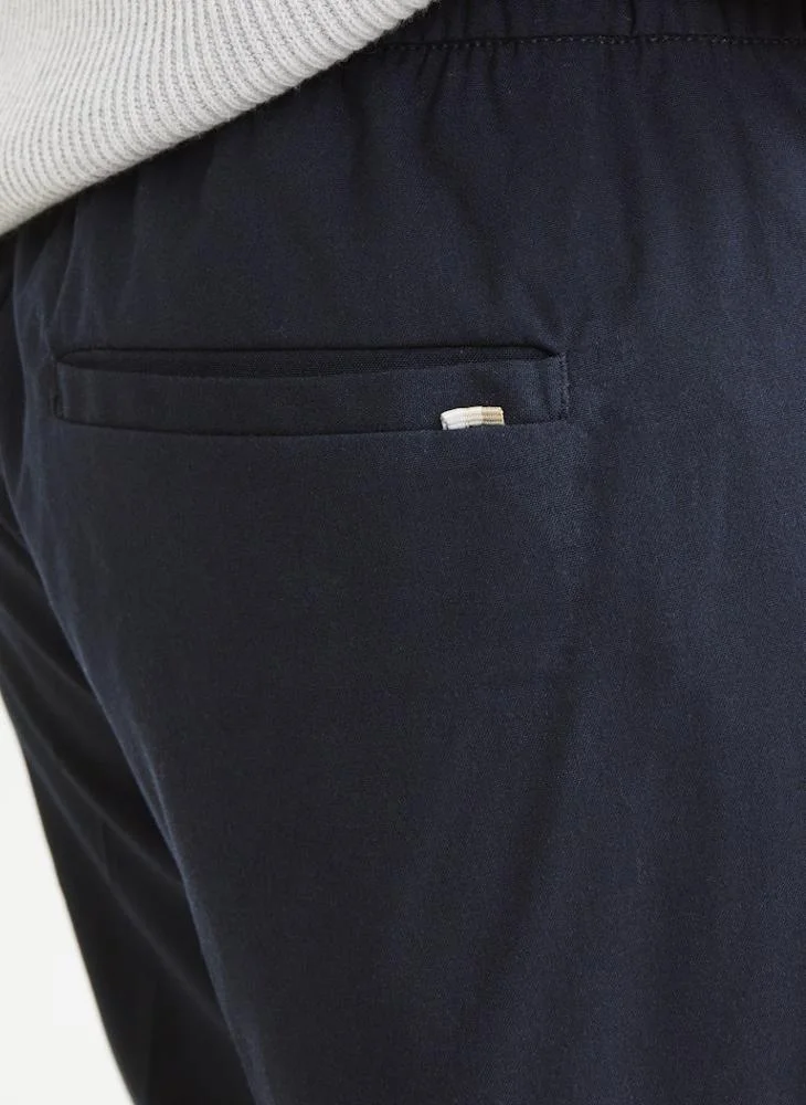JACK & JONES Dark Navy Casual Trousers for Men | Best Price UAE