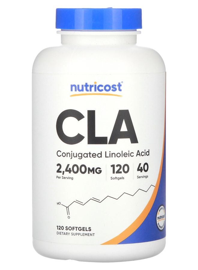 Nutricost CLA 2400 mg 120 Softgels (800 mg per Softgel)