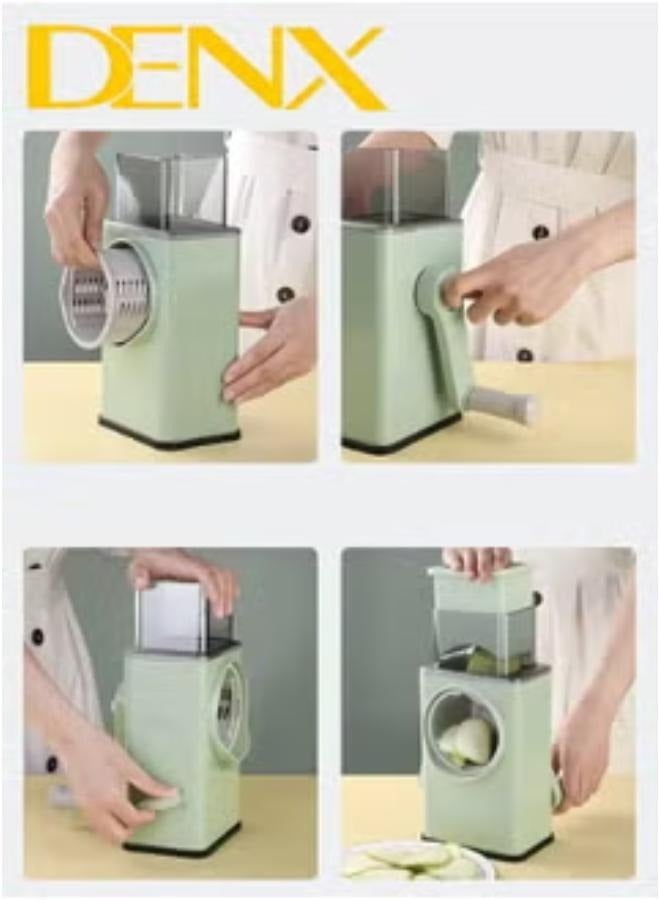 Denx Multi Functional 3-in-1 Vegetable Chopper Manual Potato and Vegetable Slicer Cheese Grater Cutter and Chopper Perfect for Professional and Home Use Comfortable Fast and Exceptional by Denx DX2526 - Image 4