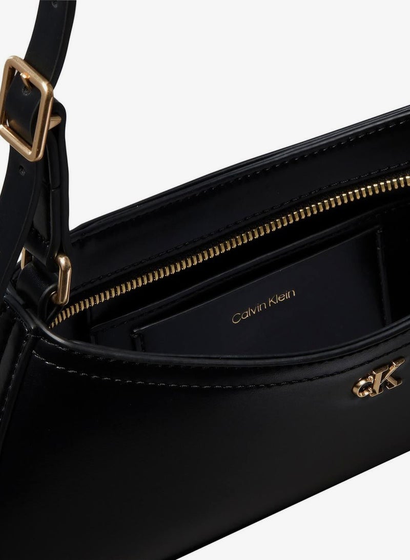 CALVIN KLEIN Small Monogram Logo Shoulder Bag - Image 5