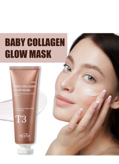 T3 Collagen Pestlo Mask, Baby Collagen Glow Mask, T3 Collagen Peel off Mask, Pore Tightening Mask Anti-Wrinkle Skin Care, Collagen Wrapping Mask, Firming Skin Elasticity (70ml) - pzsku/Z711A1BF3C23BC6A0969CZ/45/_/1722247923/ce38b3e7-70c6-48cd-ae7b-ff617095a6cf