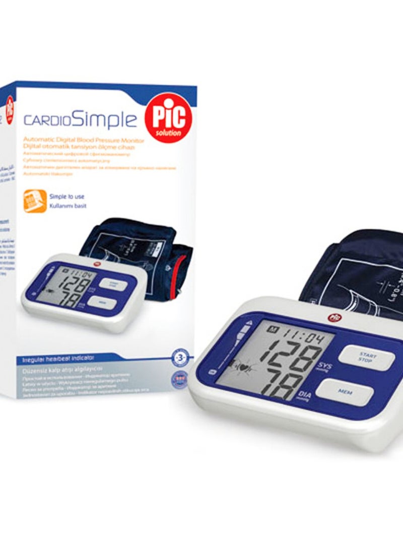 Pic Solution Cardio Simple Blood Pressure Monitor 