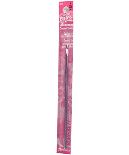 Susan Bates Silvalume Crochet Hook Size G - Image 1