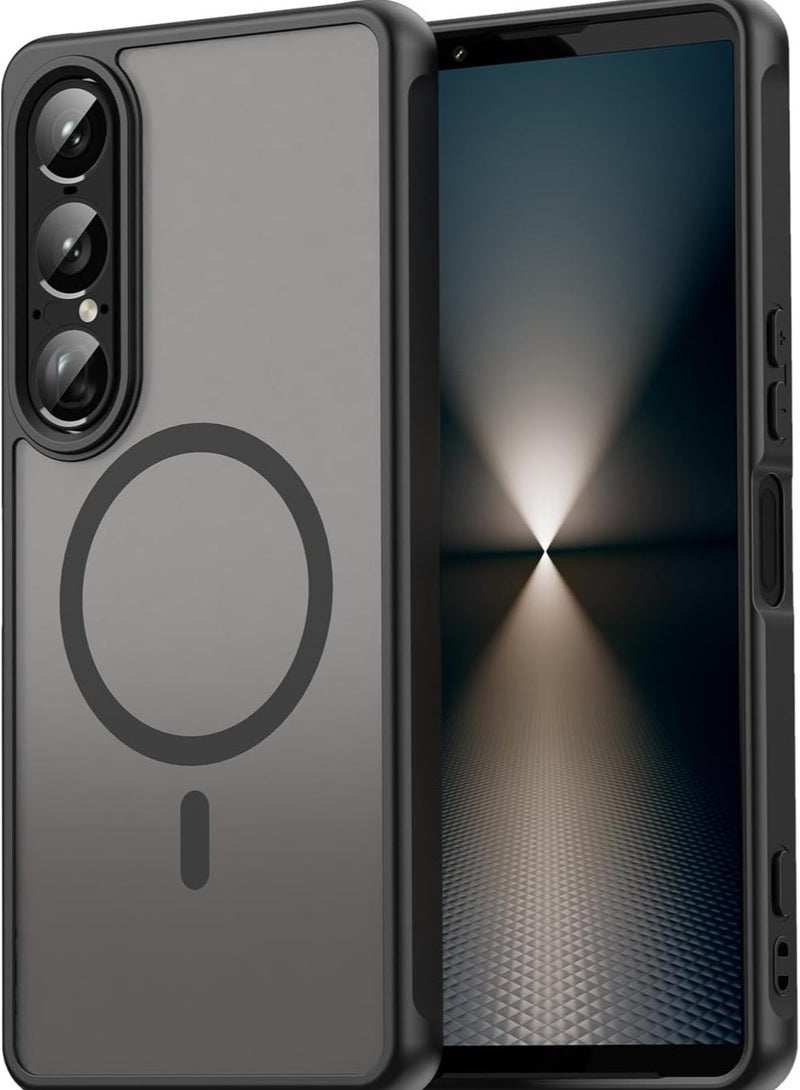 general Compatible with Sony Xperia 1 VII  Mark 7 Shockproof Translucent Wireless Charging Magnetic Case Slim Frosted Matte Hard Cover for Xperia 1 VII - Image 1