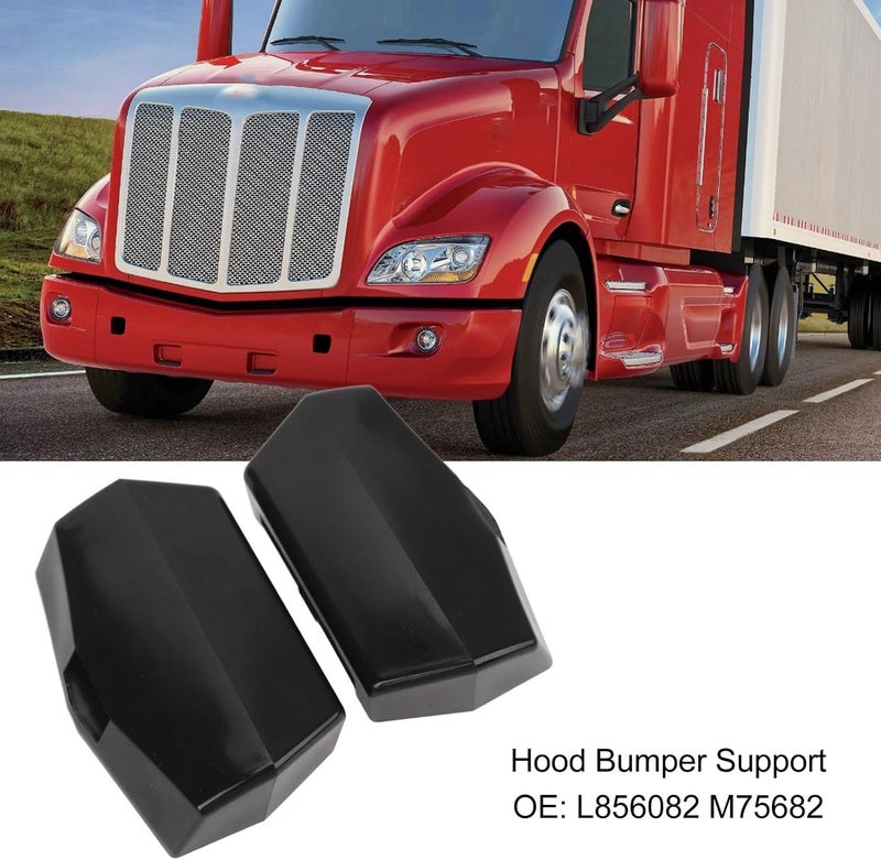 Hood Bumper Support L856082, Rubber Hood Bumper Support Bracket, Replacement for 579 and T680 T880, Tightly Locking Function with Erosion - Image 2
