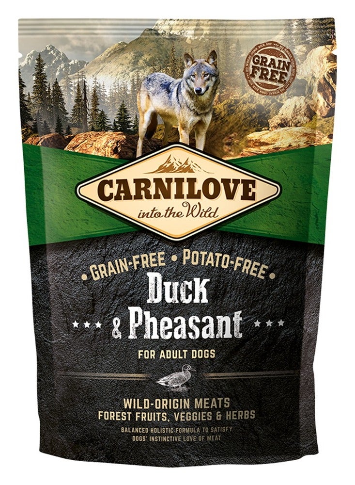 Carnilove Duck & Pheasant for Adult Dogs 1.5kg - Image 1