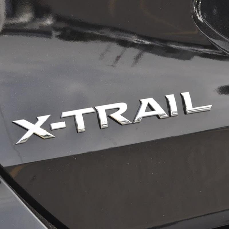 SOLDOUT 3D Metal Car Letter Fender Emblem Side Rear Tail Trunk Decals Emblem Badge Sticker Decal Styling Auto Accessories (Compatible with X-Trail) - Image 1