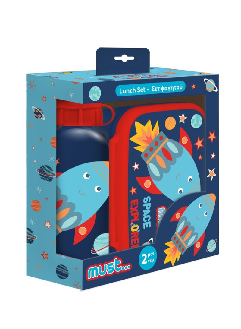 Must Lunch box and water bottle - Image 1
