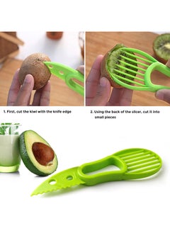 O Ozone 2 in 1 Avocado Slicer [ Peeler and Cutter ] [ Fruit Cutter / Vegetable Cutter ] Multi-Function Specialty Tool [ Dishwasher Safe ] - Green  - Image 5